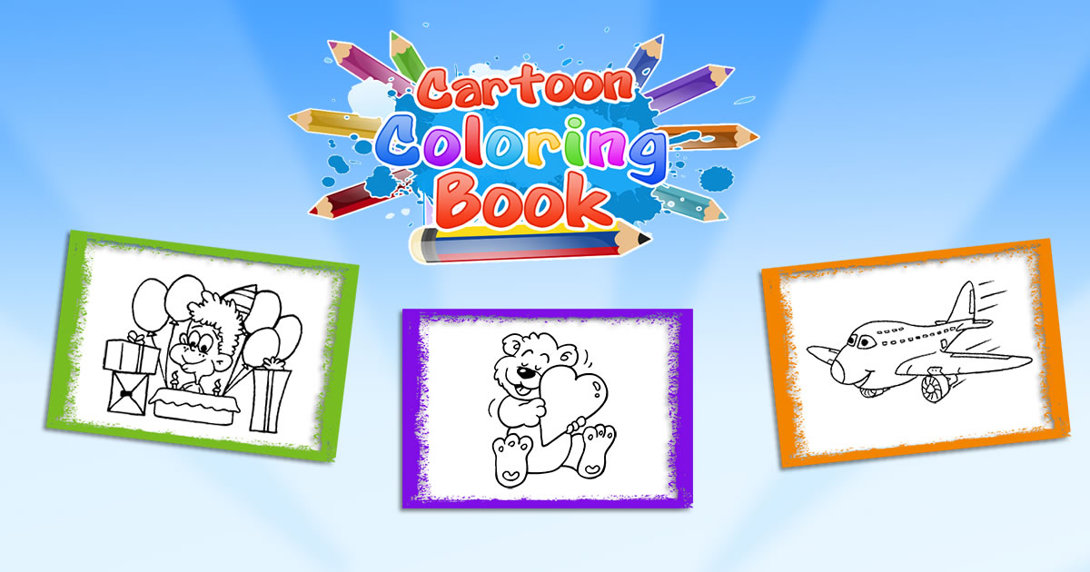 Cartoon Coloring Book – A Fun and Creative Game for All Ages! 🎨🎮