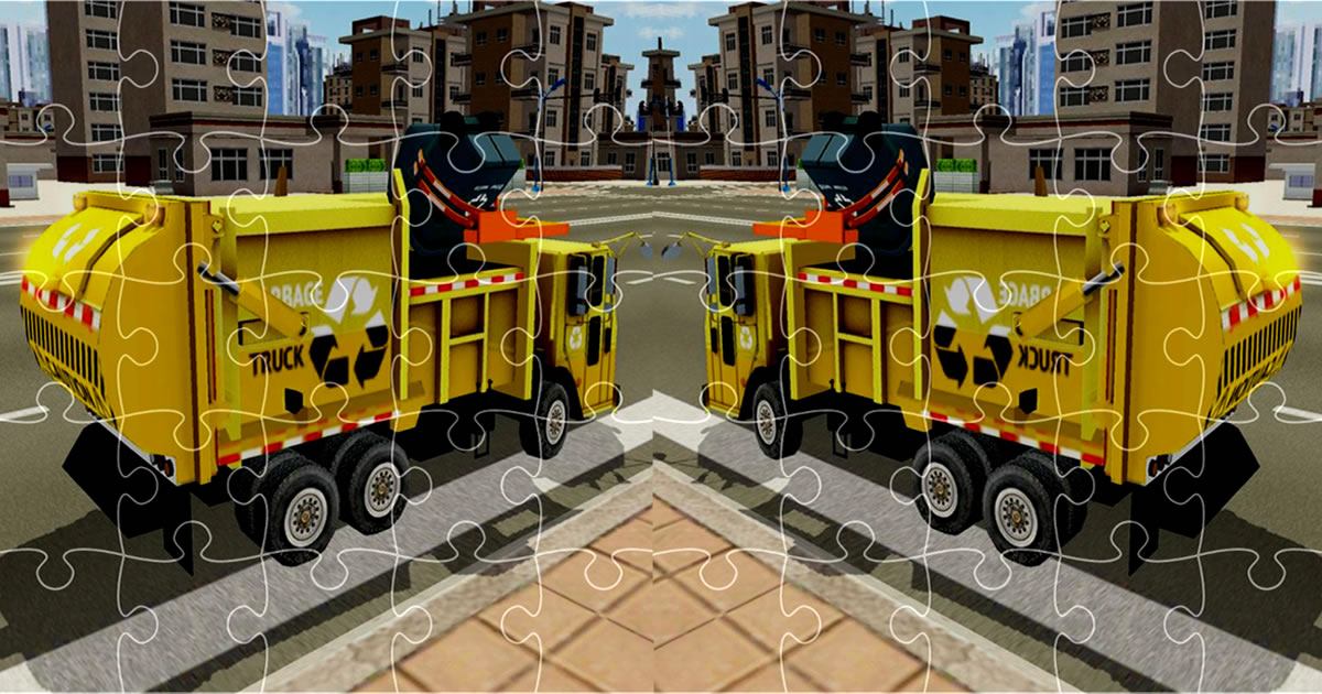 Garbage Trucks Jigsaw – Best Free Online Puzzle Game! 🧩🚛